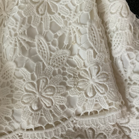 Ann Taylor Elegant White Lace Dress - Picture 4 of 6